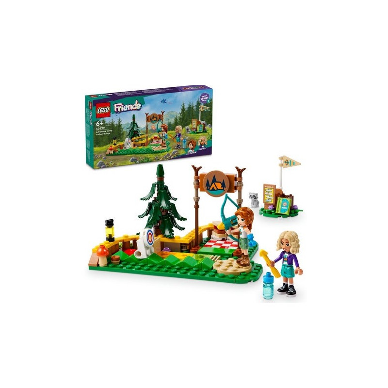 lego friends tiro con arco adventure camp multicolore 148pz [42622]