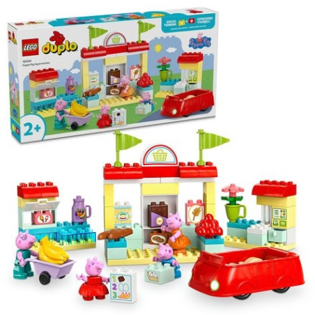 Lego duplo supermercato peppa pig multicolore 66pz [10434]
