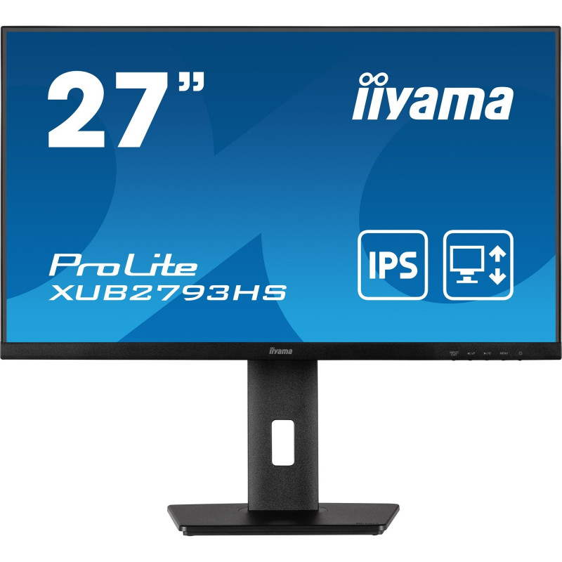 Monitor led 27" iiyama prolite xub2793hs-b7 full hd 1920x1080p/1ms/classe