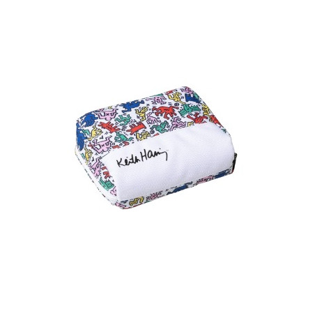 Borsa da viaggio celly keith haring borsa organizer 17x13cm bianco