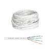 Cavo di rete matassa lan vultech cat. 6 utp 350m bianco [sc14601-305]