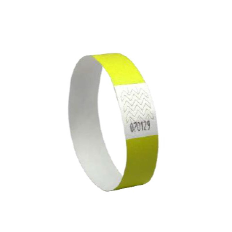 Braccialetti avery tyvek giallo fluo [tyvyw-50]