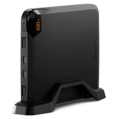 Batteria portatile cygnett powerbank 25000mah nero [cy5128pbche]