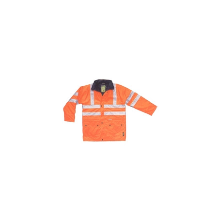 Giaccone alta visibilita' cassia arancio xl [neri ]