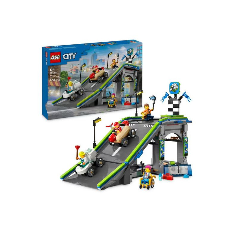 Lego city zero limits rampa per auto da corsa multicolore 436pz [60460]