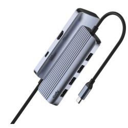 Adattatore multiporta cudy 6-in-1 usb-c hub 4k hdmi [uh500]
