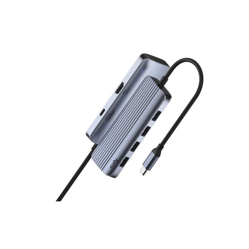 Adattatore multiporta cudy 6-in-1 usb-c hub 4k hdmi [uh500]