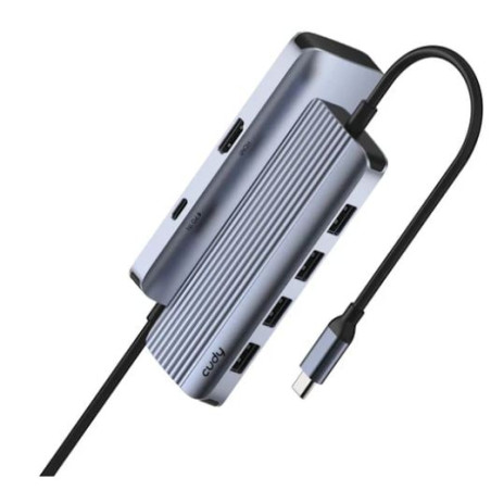 Adattatore multiporta cudy 6-in-1 usb-c hub 4k hdmi [uh500]