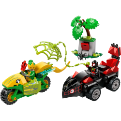 Lego marvel 11198 spidey: inseguimento sui dino-veicoli di spin