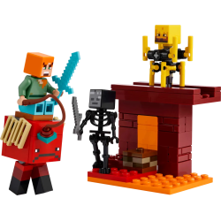 Lego minecraft 21266 battaglia sul ponte del nether 99pz multicolore