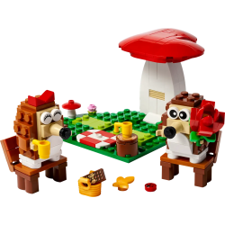 Lego iconic 40711 appuntamento romantico dei ricci 166pz multicolore