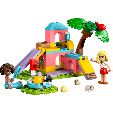 Lego friends 42640 il parco giochi dei porcellini d'india 86pz