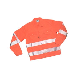 Giubbino alta visibilita' reflex arancio 52 [neri ]