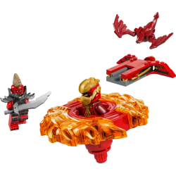 Lego ninjago 71823 spinner del drago spinjitzu di kai 54pz multicolore