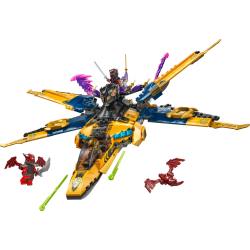 Lego ninjago 71833 jet super storm di ras e arin 510pz multicolore