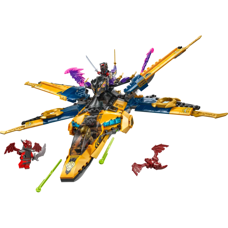 Lego ninjago 71833 jet super storm di ras e arin 510pz multicolore