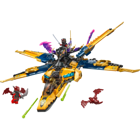 Lego ninjago 71833 jet super storm di ras e arin 510pz multicolore