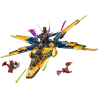 Lego ninjago 71833 jet super storm di ras e arin 510pz multicolore