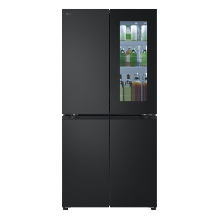 Frigorifero lg gmv860epde retro combinato 530l classe e nero [gmv860epde]