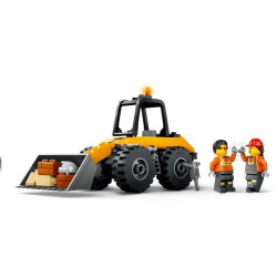 Lego city ruspa gommata 4+ 2figurine giallo/nero 81pz [60450]