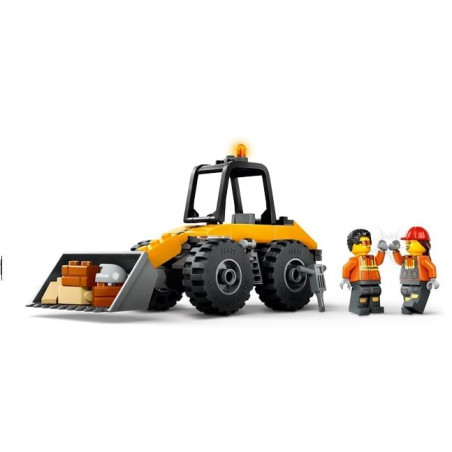 Lego city ruspa gommata 4+ 2figurine giallo/nero 81pz [60450]