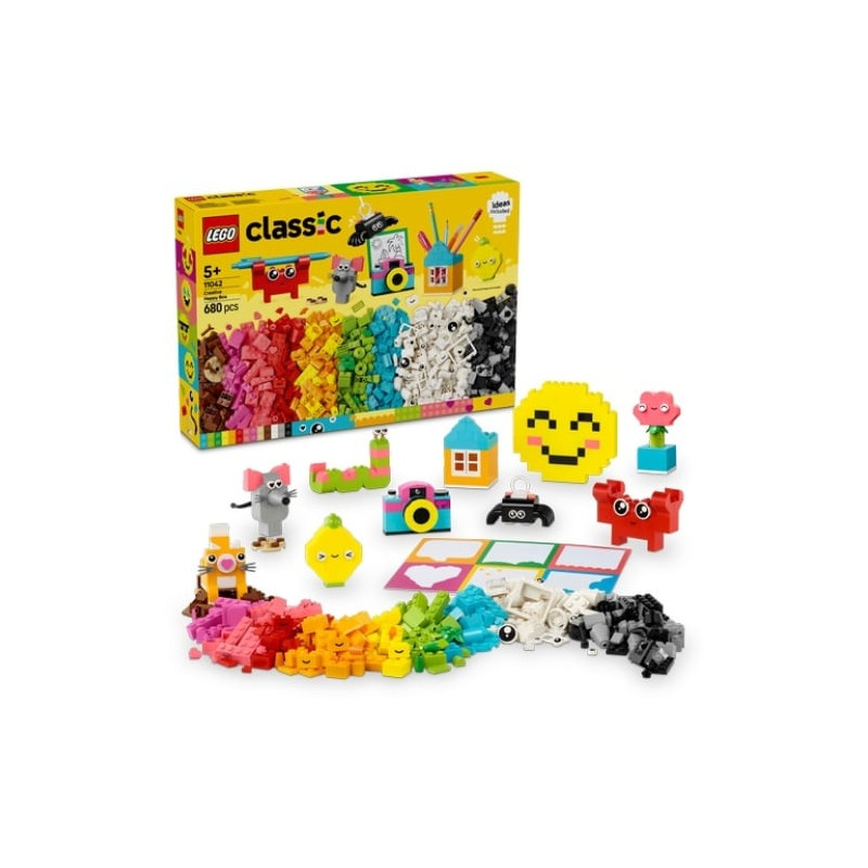 Lego classic la scatola creativa della felicitÃ?Â  multicolore 680pz