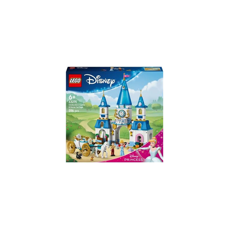 Lego disney princess castello e carrozza di cenerentola multicolore