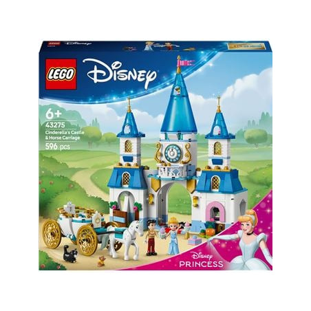 Lego disney princess castello e carrozza di cenerentola multicolore