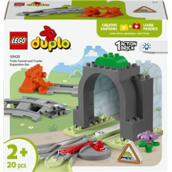 Lego duplo tunnel e binari del treno multicolore 20pz [10425]