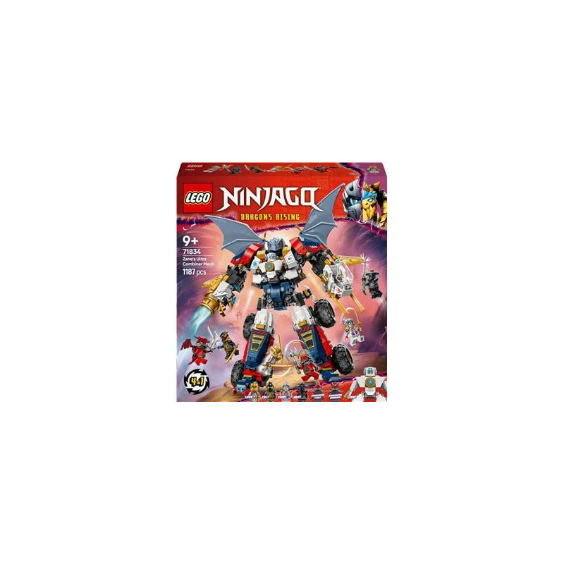 Lego ninjago robot ultra combo di zane multicolore 1187pz [71834]