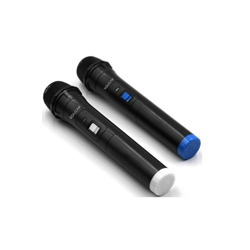 Set microfono squeak vocalduo wireless nero [vcsqesm00000001]
