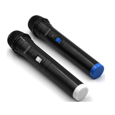 Set microfono squeak vocalduo wireless nero [vcsqesm00000001]