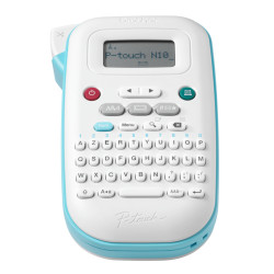 Etichettatrice brother pt-n10 per etichette 52x27p blu/bianco