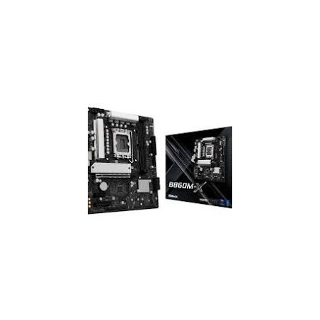 Scheda madre asrock b860m-x 1851 atx 4xddr5 am5 nero [90-mxbrx0-a0uayz]
