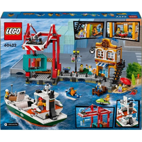 Lego city 60422 nadmorski port ze statkiem towarowym [60422]
