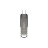 Pen drive 256gb lexar jumpdrive dual d400 usb-c/a 3.1 130mb/s