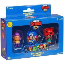 P.m.i. kids world - brawl stars s1 action figures - 3 pack