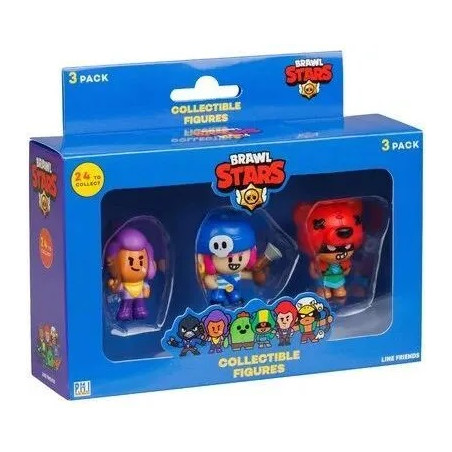 P.m.i. kids world - brawl stars s1 action figures - 3 pack