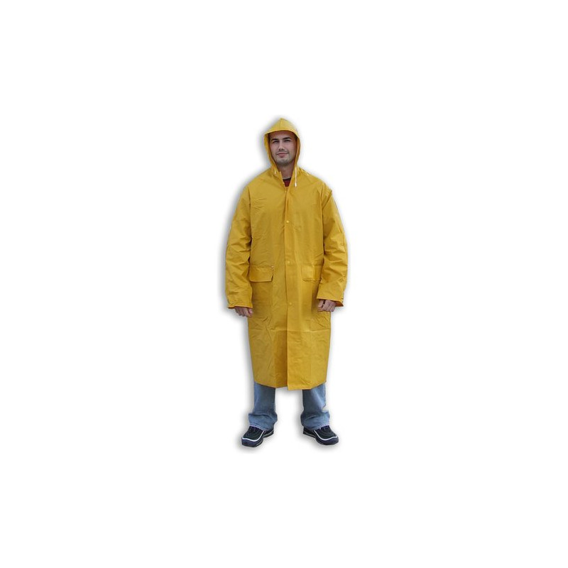 Impermeabile cappotto giallo xxl [neri ]