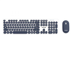 Kit tastiera e mouse pantone full sz con mouse blu [pt-mk004n]