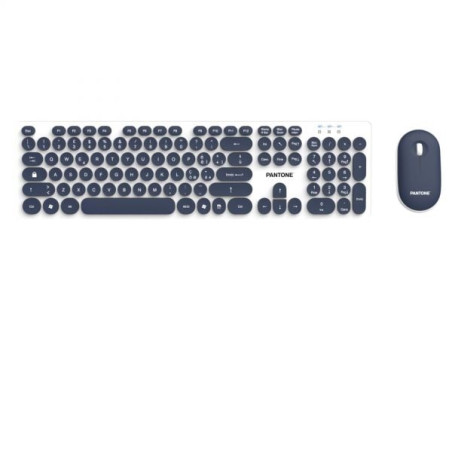 Kit tastiera e mouse pantone full sz con mouse blu [pt-mk004n]