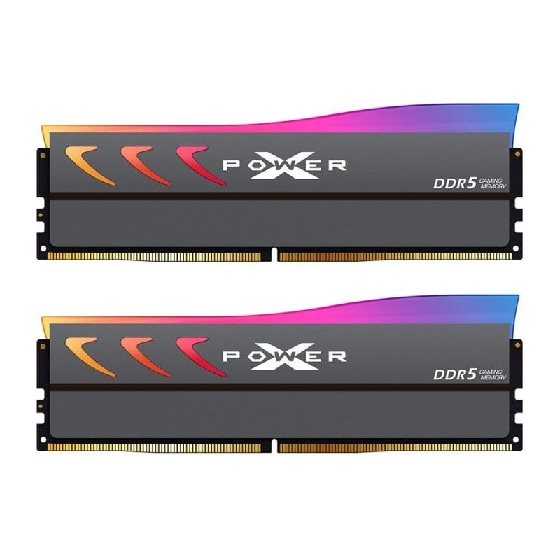 Ram dimm ddr5 64gb silicon power xpower storm rgb gaming (2x32gb)
