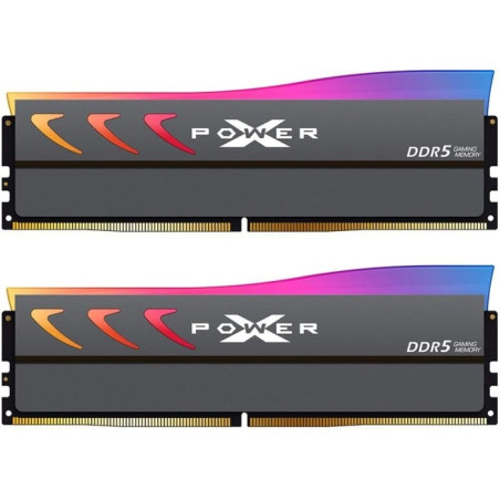 Ram dimm ddr5 64gb silicon power xpower storm rgb gaming (2x32gb)