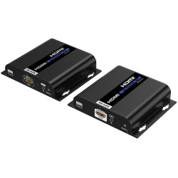 Extender hdmi over ip techly con poe ir 4k uhd su cavo cat.6 fino