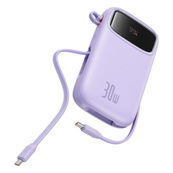 Powerbank baseus qpow2 lithium polymer (lipo) 20000 mah purple [p10055009513-00]