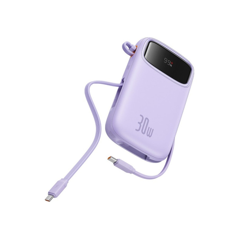 Powerbank baseus qpow2 lithium polymer (lipo) 20000 mah purple [p10055009513-00]