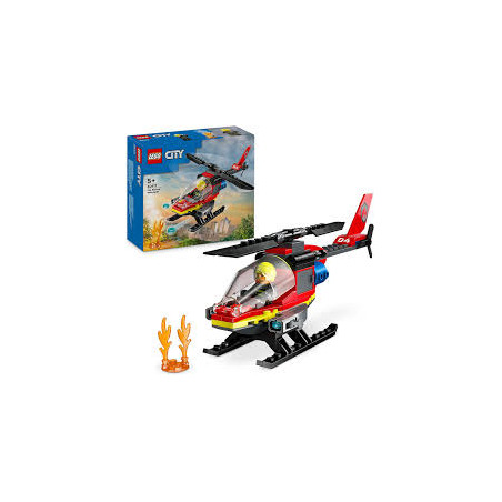 Lego city 60411 elicottero dei pompieri [60411]