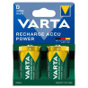 Batteria ricaricabile varta power d mono nimh 3000mah 1.2v verde/giallo