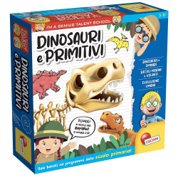Gioco educativo lisciani i'm a genius dinosauri e primitivi multicolore