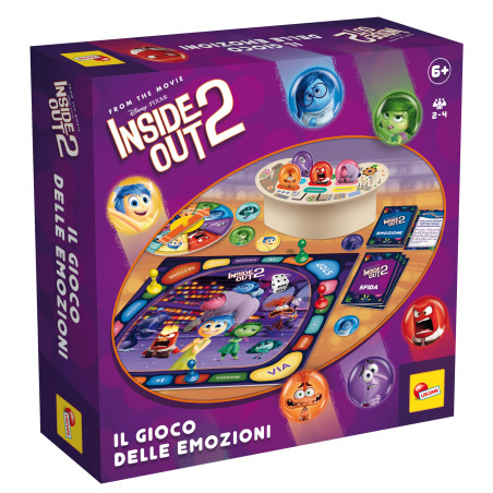 Gioco da tavolo lisciani inside out 2 il gioco delle emozioni multicolore